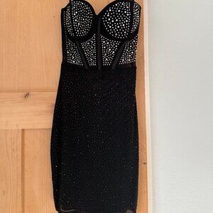 Windsor Rhinestone Cocktail Dress, Size Small
